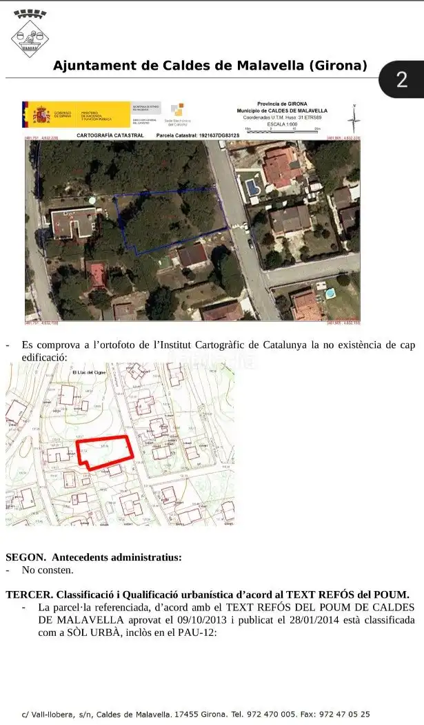 Terreny residencial en venda a Avinguda de Catalunya 3A