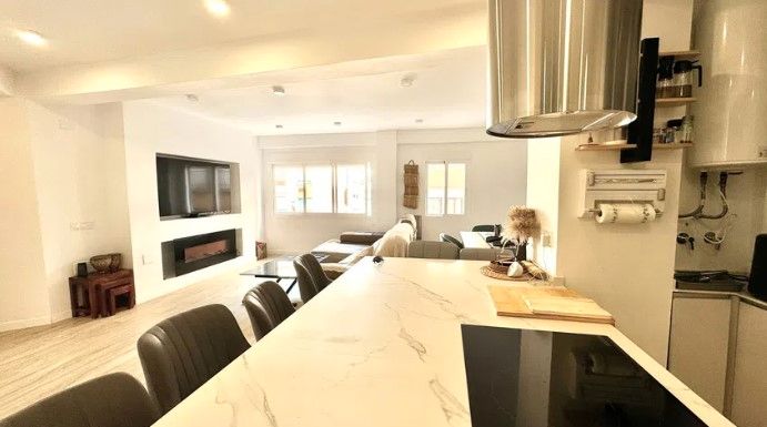 Cuina de Apartament de lloguer en Málaga Capital amb Aire condicionat, Moblat i Forn