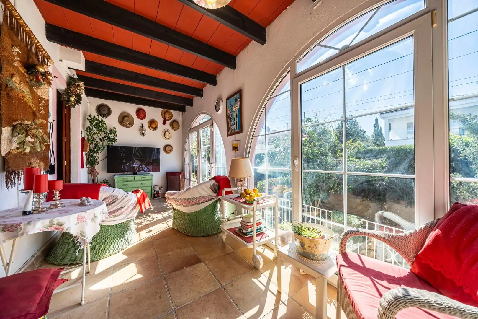 Garden of Houses for sale in Llucmajor  with Air Conditioner, Heating and Private garden