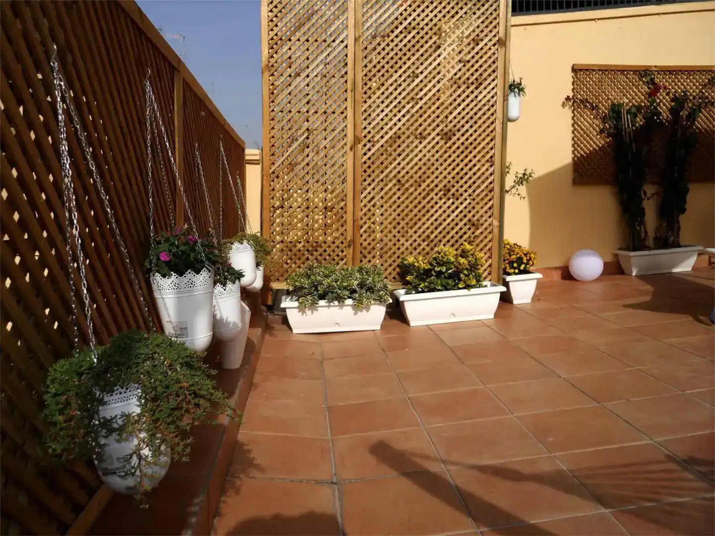 Terrasse von Dachboden zur Miete in  Valencia Capital mit Klimaanlage