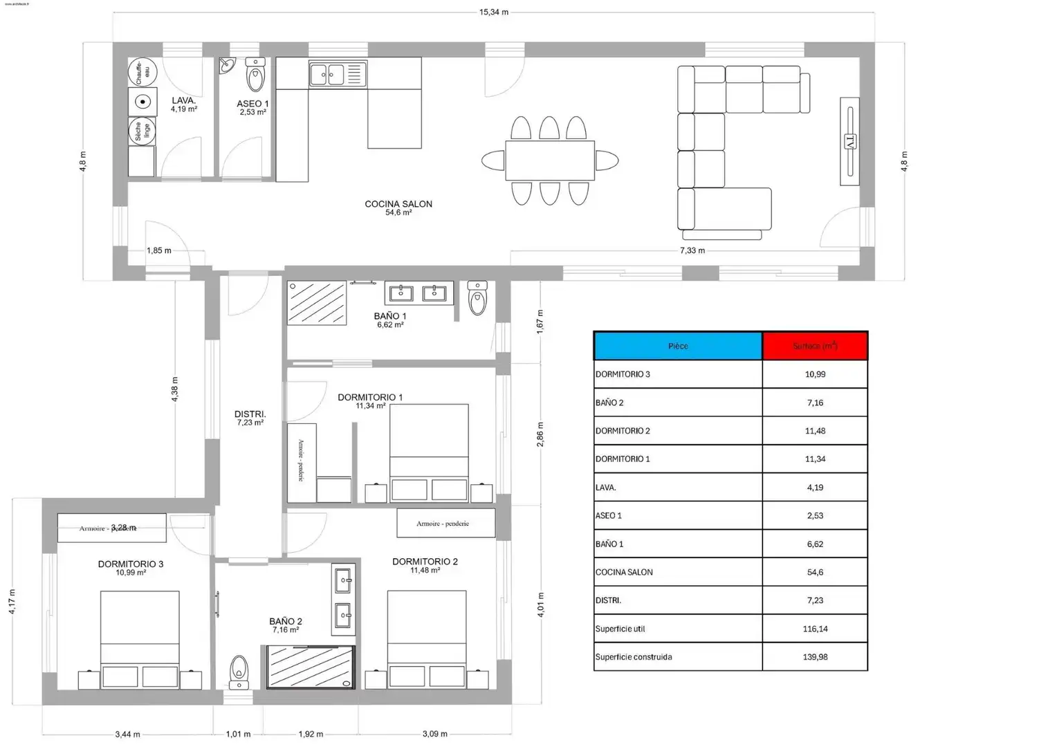 Haus oder Chalet zum Verkauf in Aspe mit Klimaanlage, Privatgarten und Terrasse