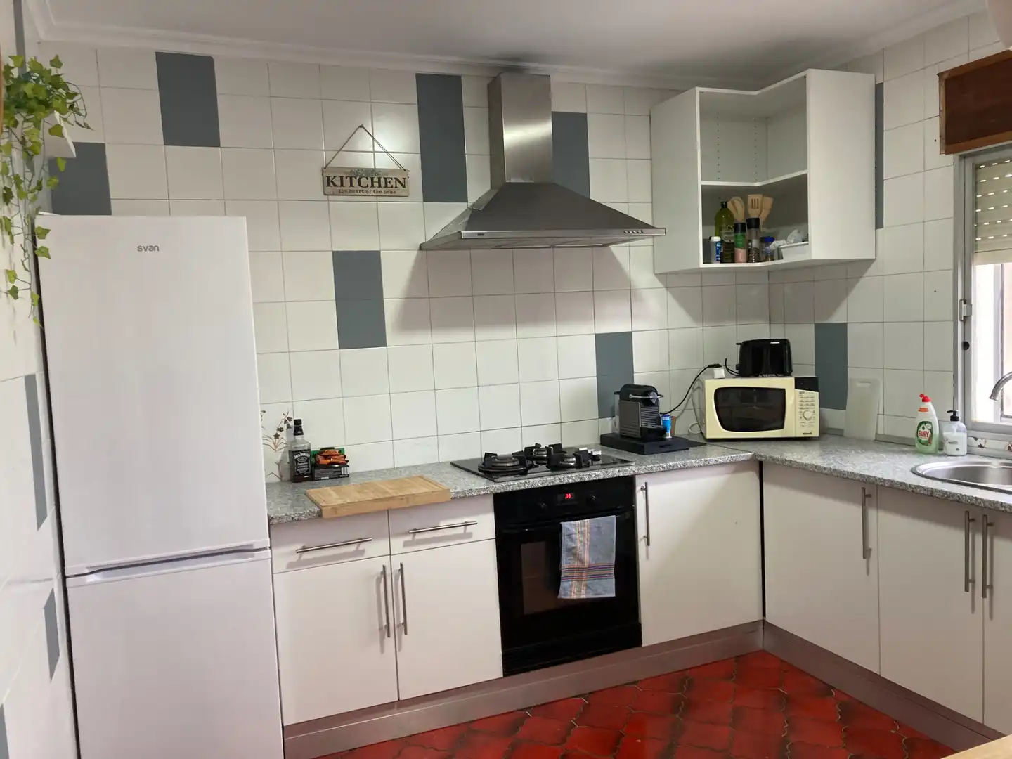 Cuina de Casa o xalet de lloguer en Peñíscola / Peníscola amb Aire condicionat, Jardí privat i Terrassa