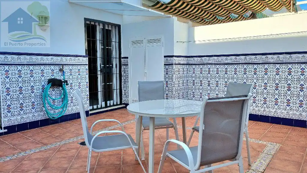 Terraza de Casa o chalet de alquiler en El Puerto de Santa María con Aire acondicionado, Calefacción y Terraza