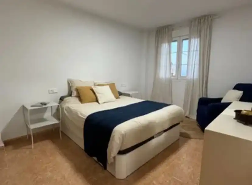 Schlafzimmer von Wohnung zum Verkauf in Roquetas de Mar mit Klimaanlage, Terrasse und Möbliert
