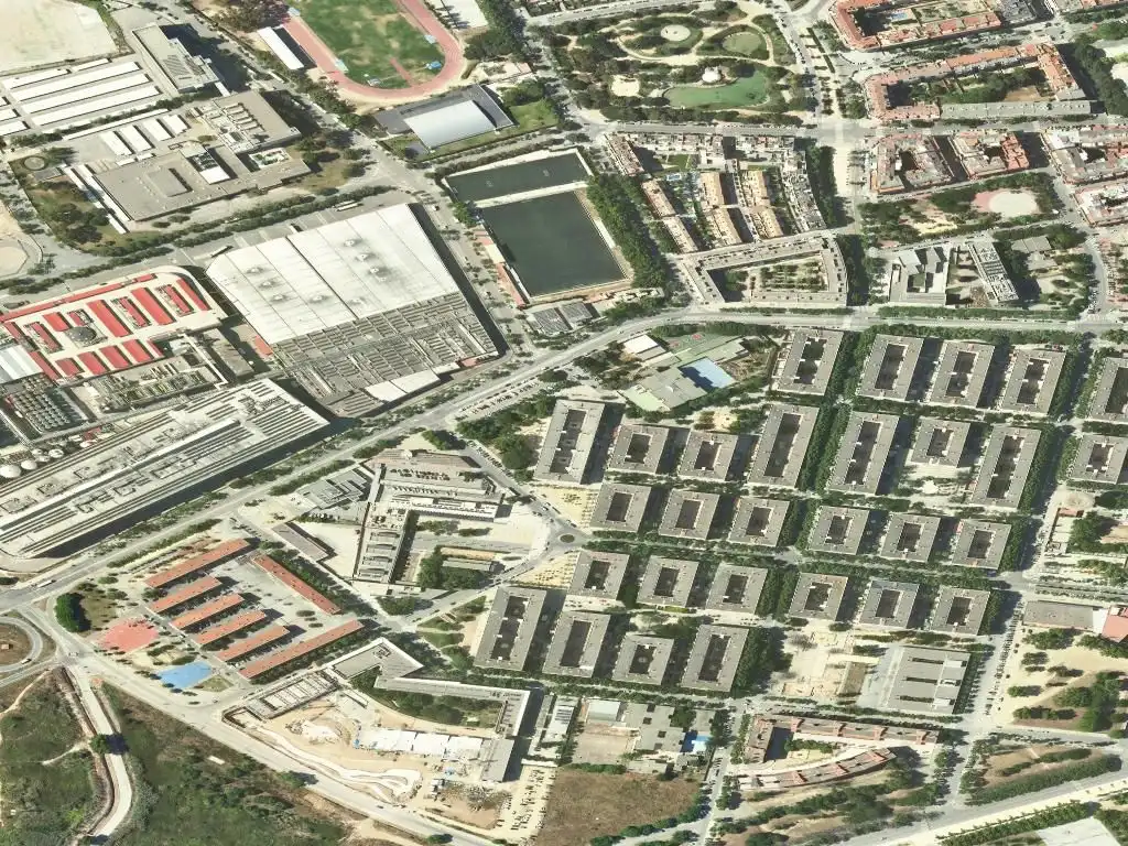 Vista exterior de Pis en venda en El Prat de Llobregat