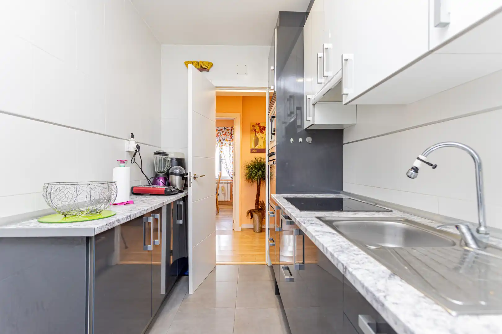Kitchen of Flat for sale in Collado Villalba  with Heating, Private garden and Parquet flooring