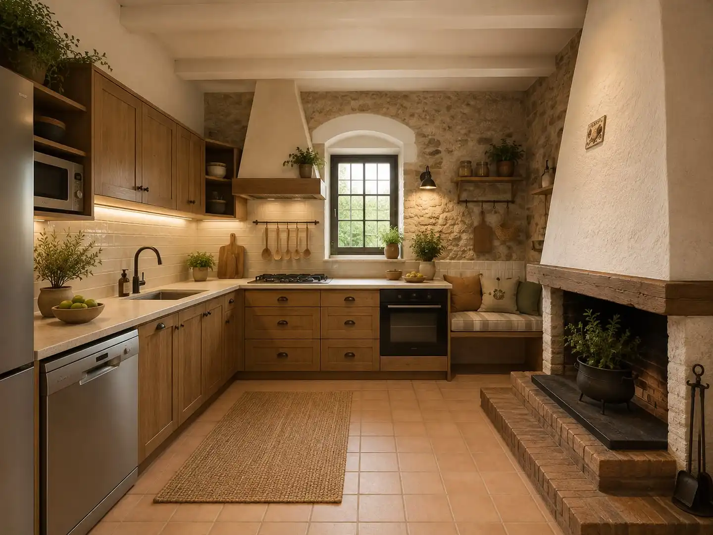 Cocina de Finca rústica en venta en Albons con Jardín privado, Terraza y Trastero