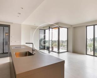 Kitchen of Flat to rent in  Barcelona Capital  with Air Conditioner, Heating and Private garden