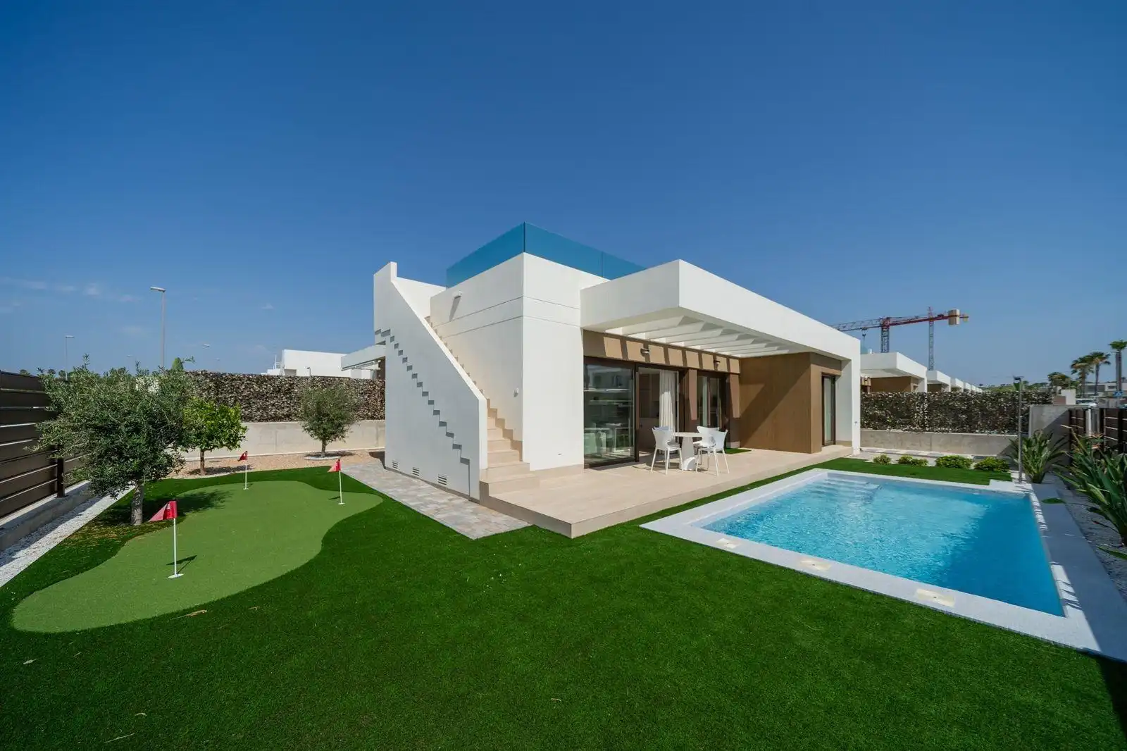 Exterior view of Houses for sale in Orihuela  with Air Conditioner, Private garden and Terrace