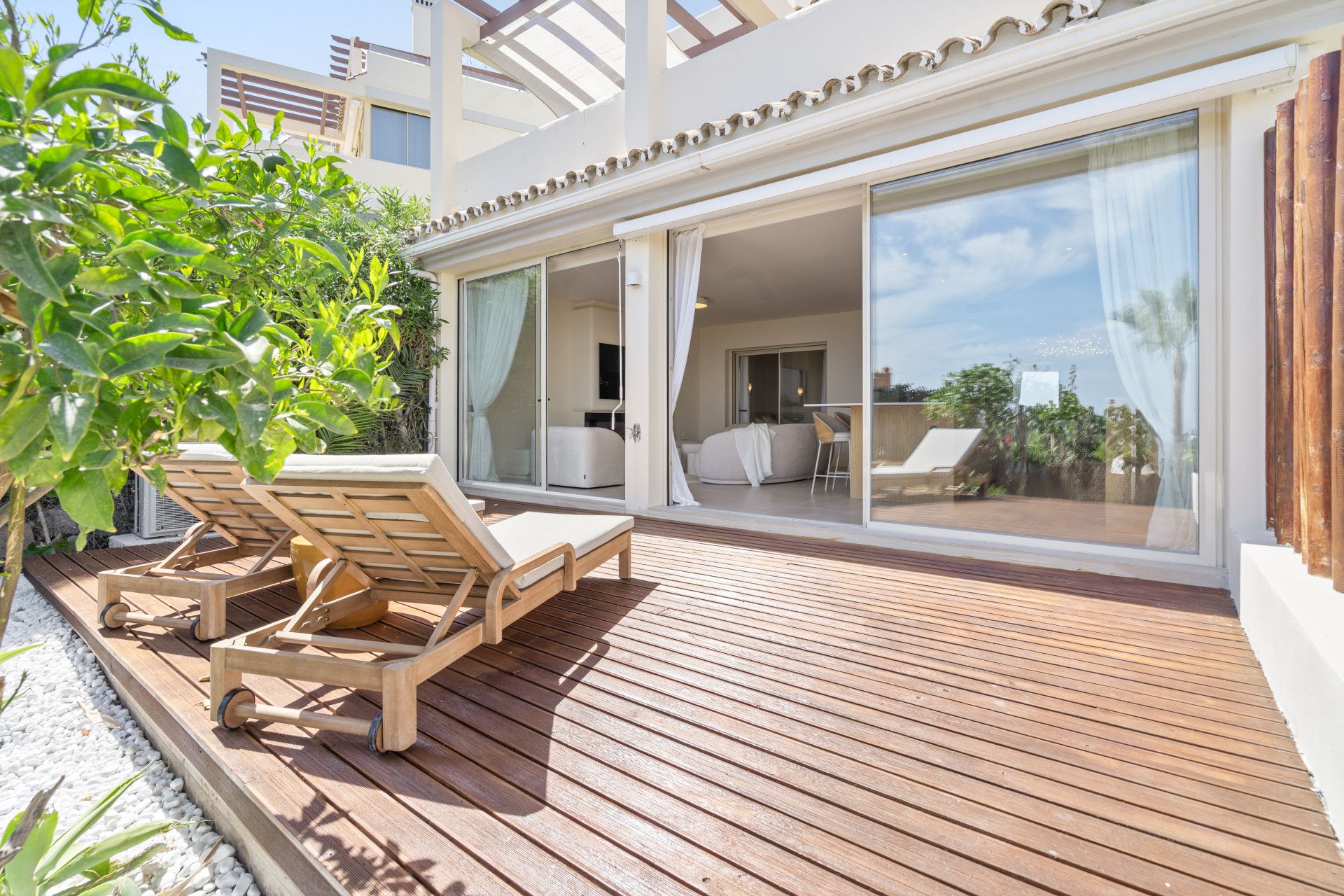 Terrassa de Planta baixa en venda en Marbella amb Aire condicionat, Jardí privat i Terrassa