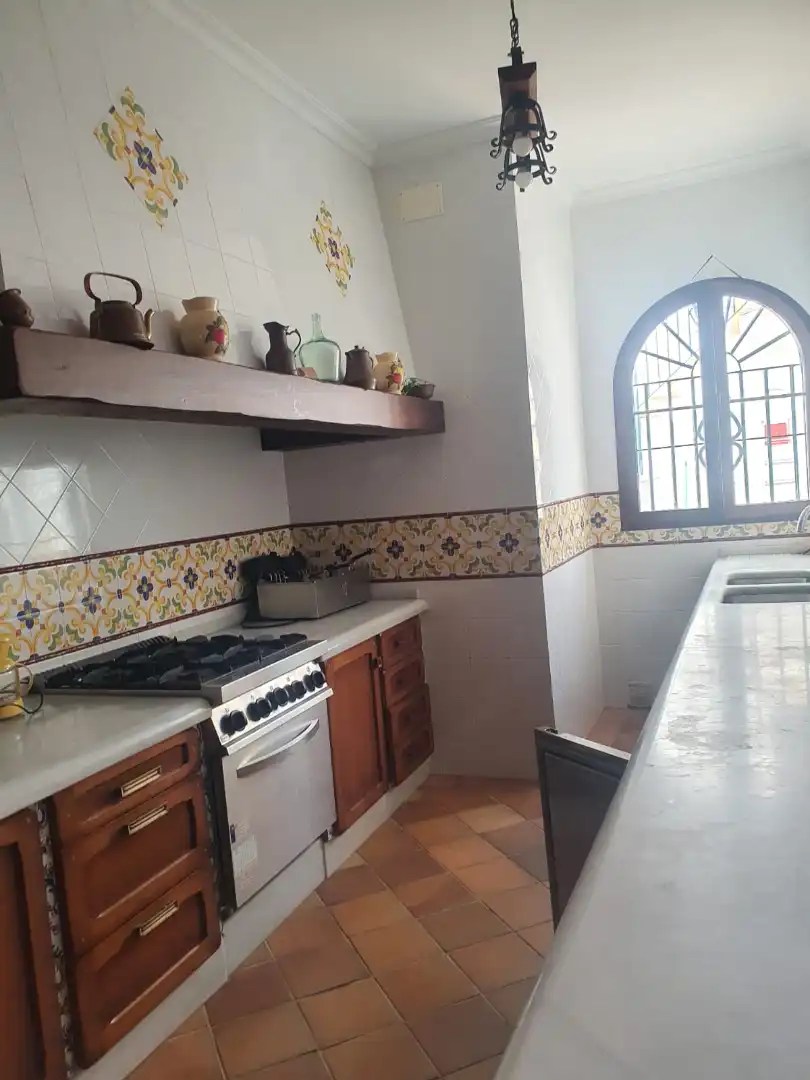 Cocina de Casa adosada de alquiler en Almonte con Aire acondicionado, Terraza y Amueblado