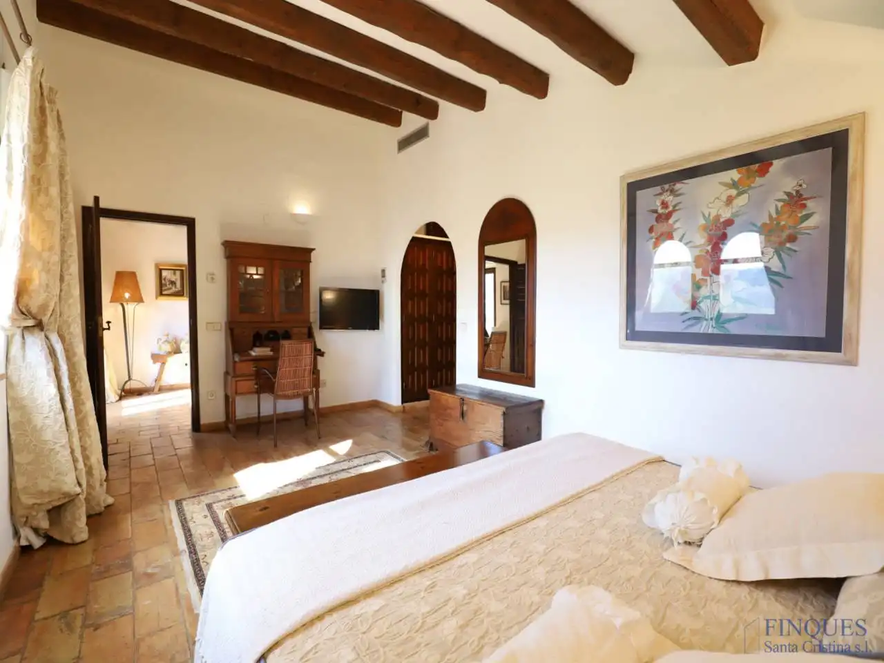 Dormitori de Finca rústica en venda en Santa Cristina d'Aro amb Aire condicionat, Calefacció i Jardí privat
