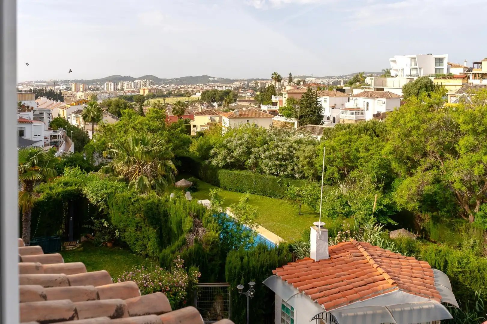 Garden of Detached homes for sale in Mijas  with Air Conditioner, Heating and Private garden