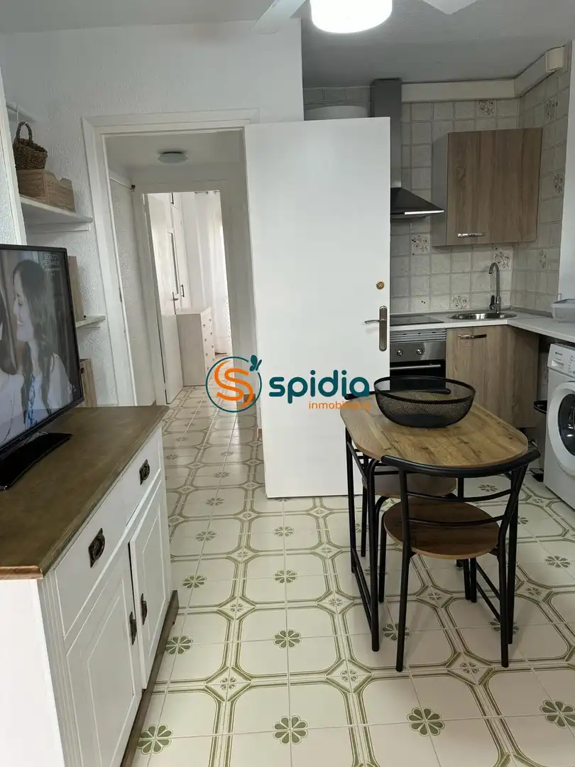 Cuina de Apartament de lloguer en Águilas amb Aire condicionat i Moblat