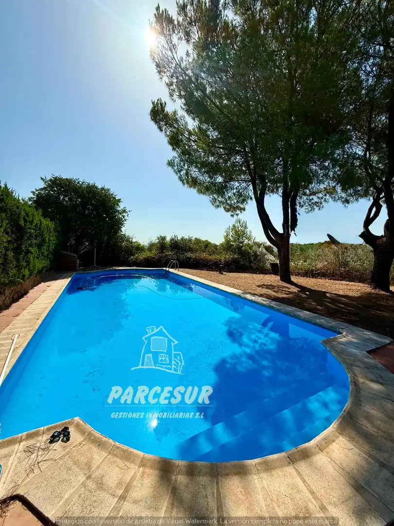 Piscina de Finca rústica en venda en Almodóvar del Río amb Aire condicionat, Jardí privat i Terrassa