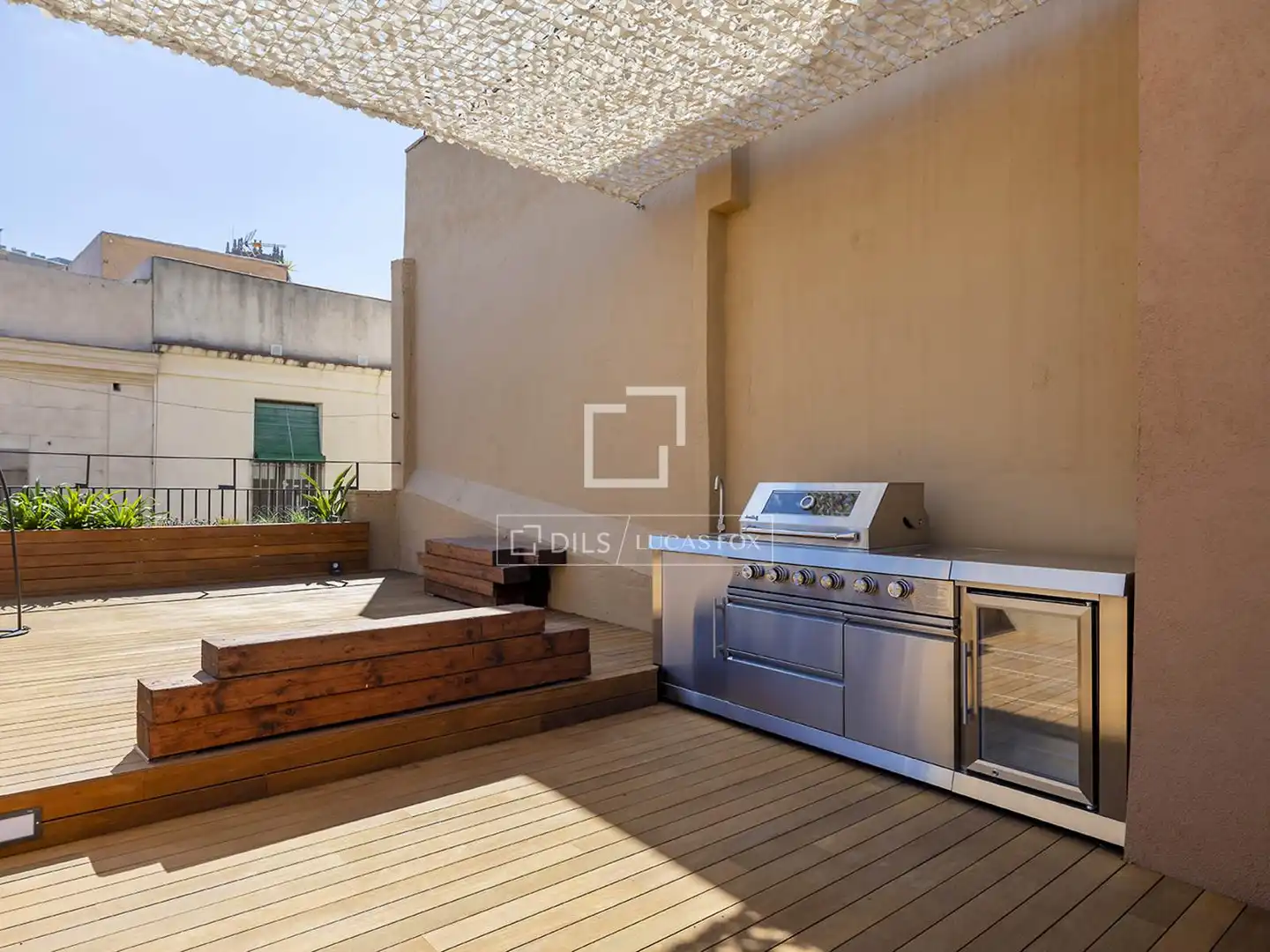 Terrasse von Wohnung zum Verkauf in Barcelona mit Klimaanlage, Heizung und Parkett