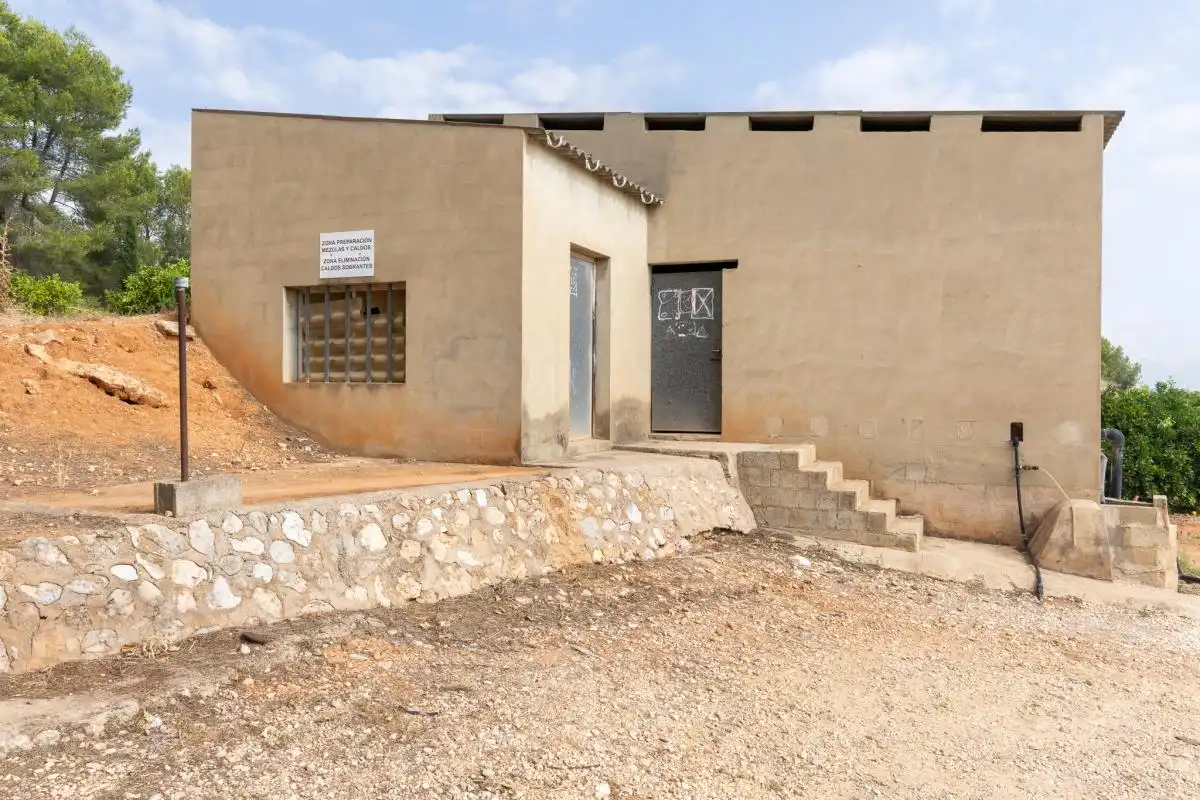 Vista exterior de Casa o chalet en venta en Montesa con Calefacción, Jardín privado y Terraza