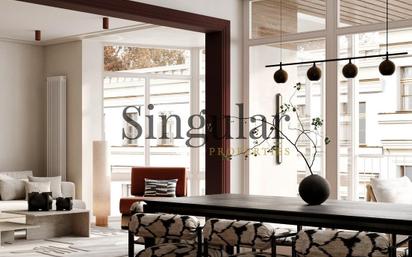 Dining room of Flat for sale in  Barcelona Capital  with Air Conditioner, Heating and Terrace