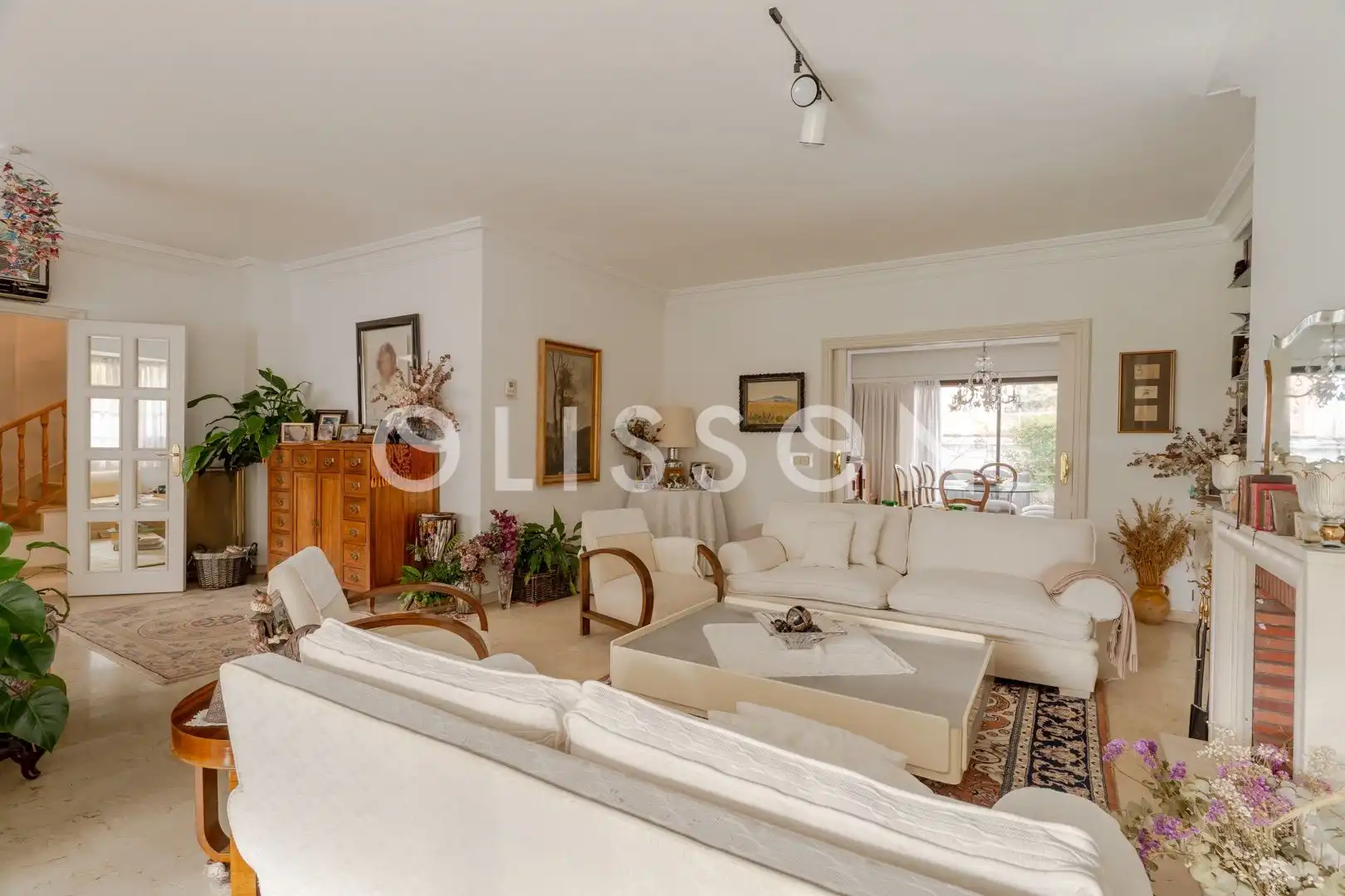 Sala de estar de Casa o chalet en venta en Madrid con Aire acondicionado, Calefacción y Jardín privado
