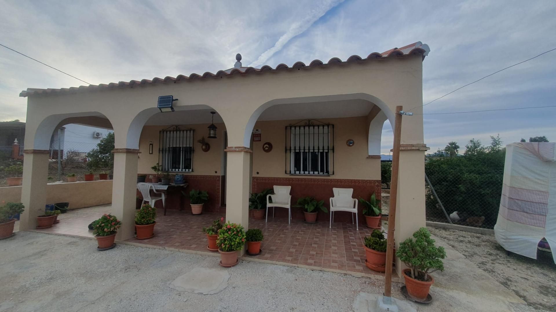 Exterior view of House or chalet for sale in Alhaurín El Grande  with Air Conditioner, Storage room and Swimming Pool