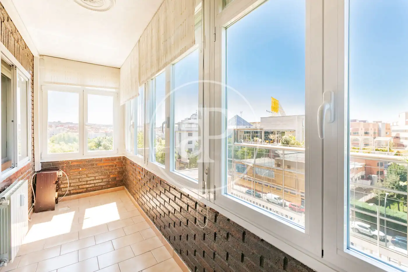 Balcony of Flat for rent in Madrid  with Air Conditioner, Heating and Private garden