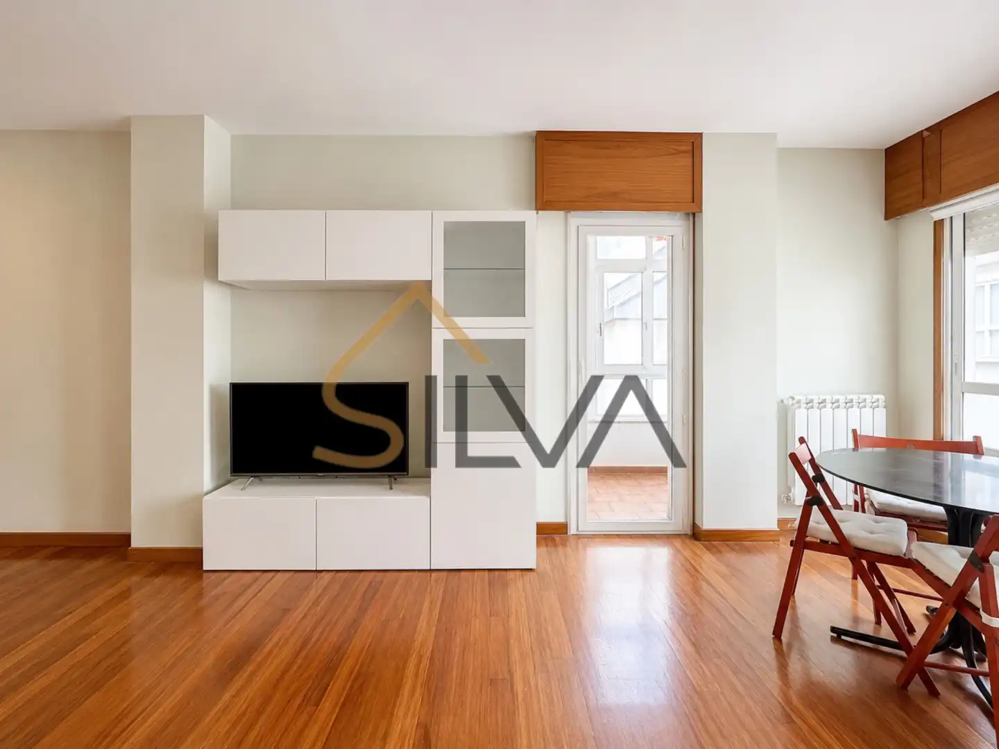 Sala de estar de Piso en venta en Lugo con Calefacción, Trastero y Amueblado
