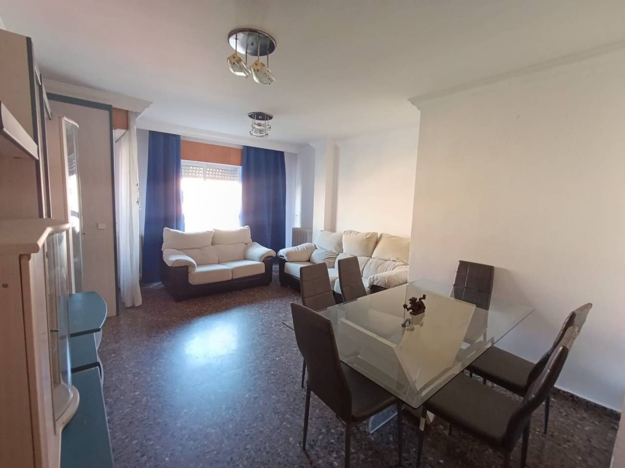 Living room of Flat for sale in  Albacete Capital  with Heating and Balcony