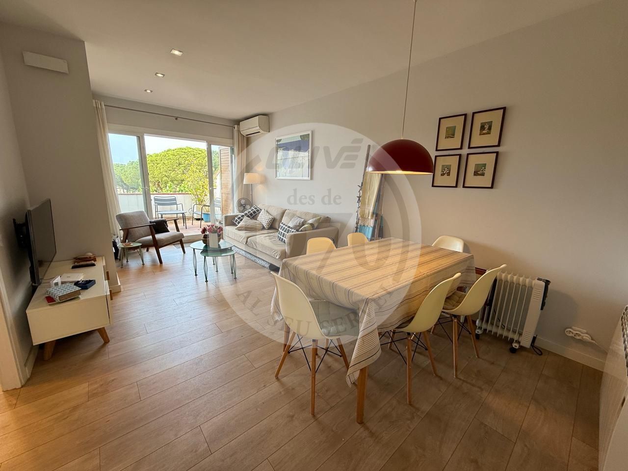 Living room of Flat for rent in Castell d'Aro, Platja d'Aro i s'Agaró  with Air Conditioner, Heating and Terrace