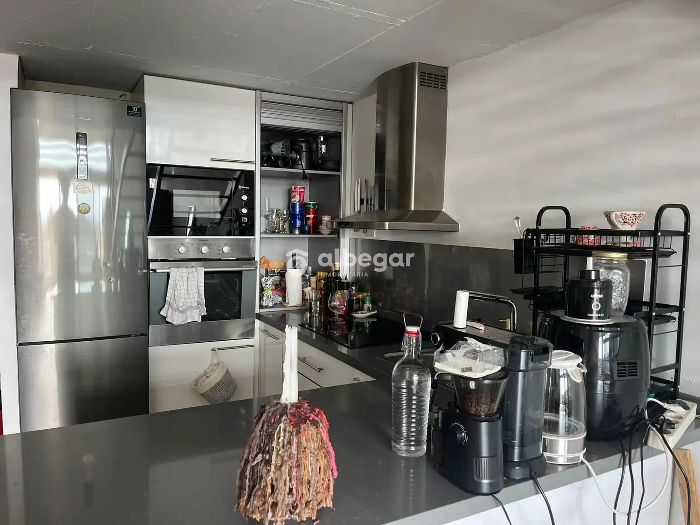 Küche von Wohnung zur Miete in Valencia mit Klimaanlage, Terrasse und Schwimmbad