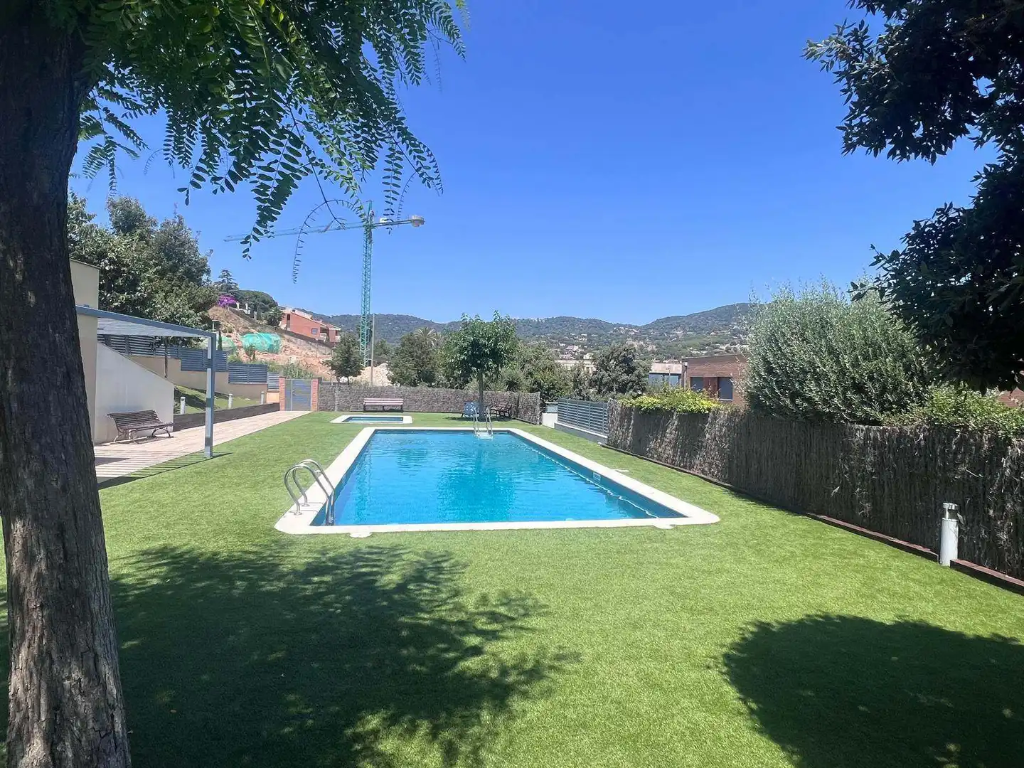 Piscina de Casa adosada en venta en Cabrils con Aire acondicionado, Calefacción y Jardín privado