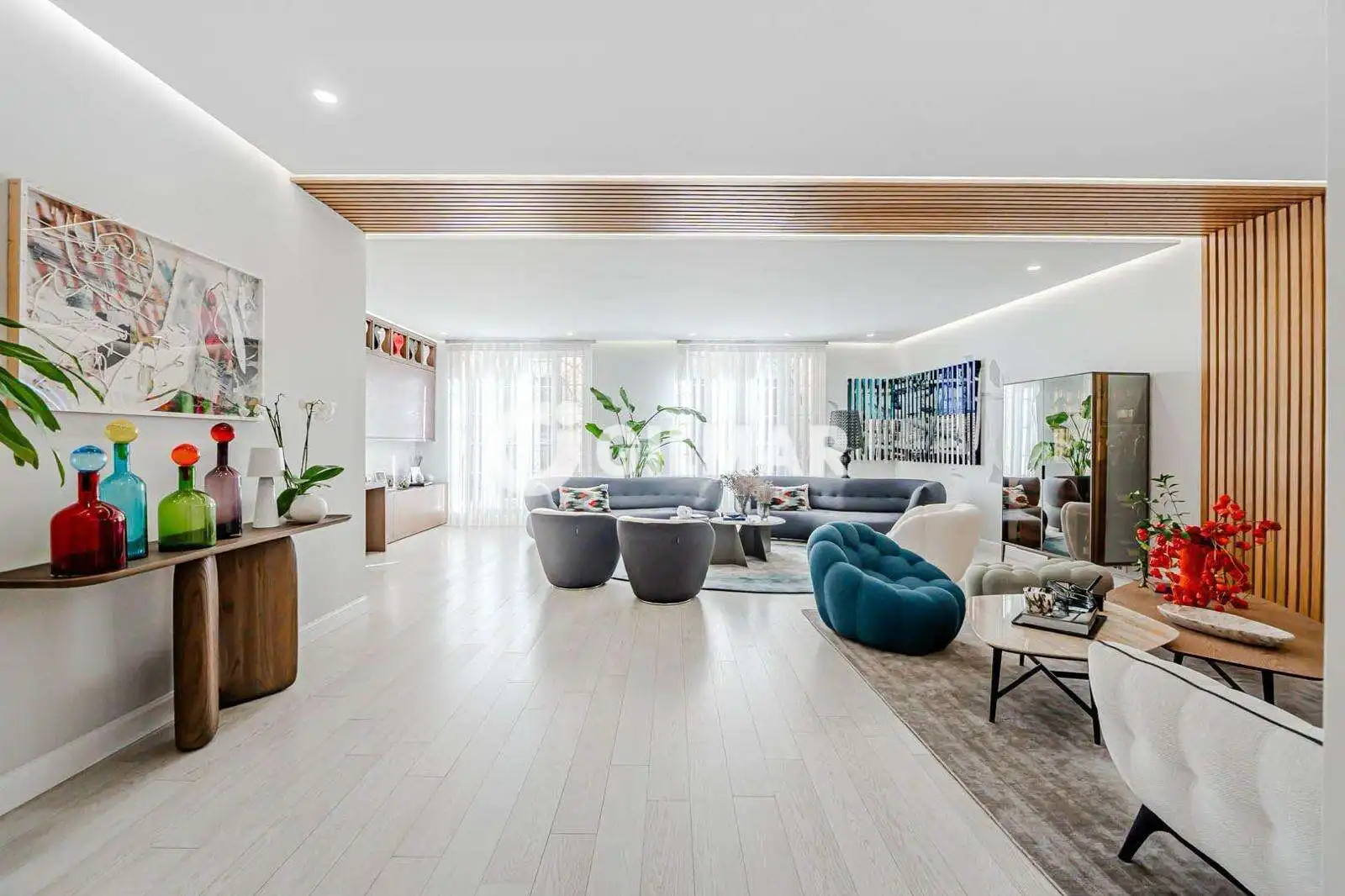 Sala de estar de Piso en venta en Barrio de Salamanca