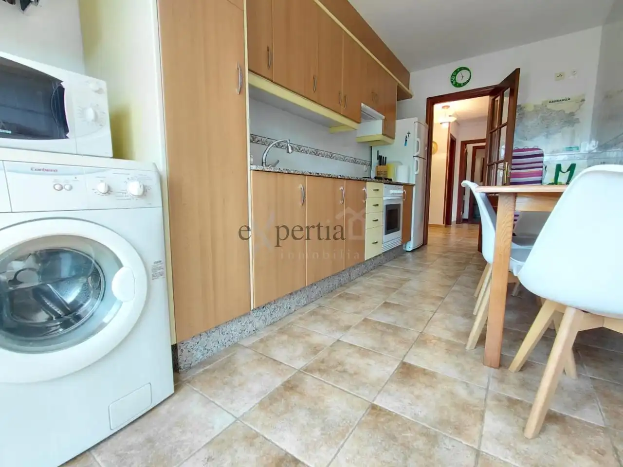 Cocina de Apartamento de alquiler en Boiro con Calefacción, Terraza y Amueblado