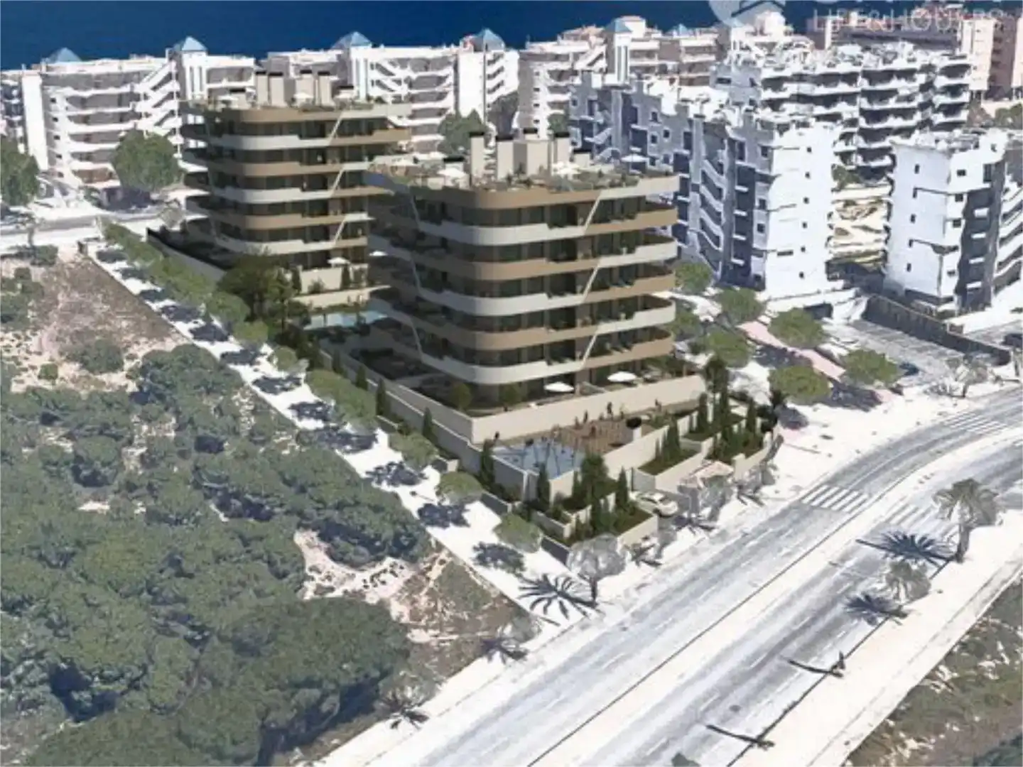 Vista exterior de Apartamento en venta en Elche / Elx con Piscina y Balcón