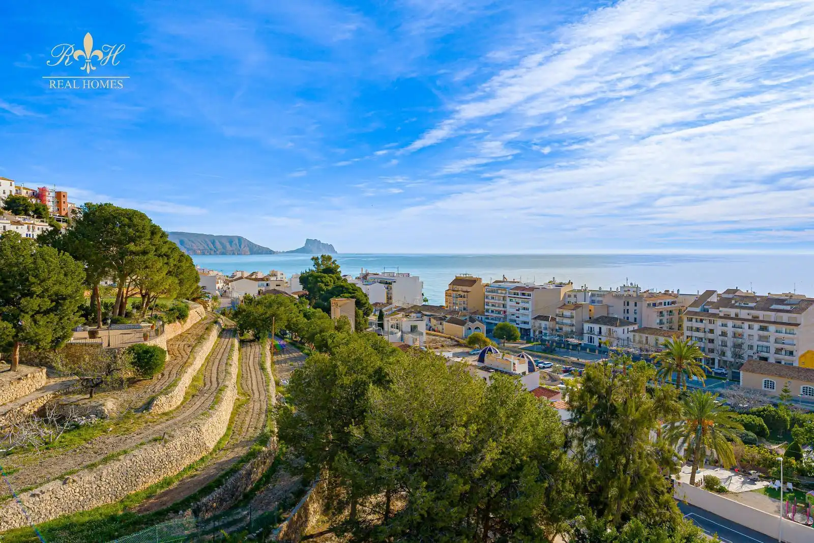 Außenansicht von Dachboden zum Verkauf in Altea mit Klimaanlage, Heizung und Schwimmbad