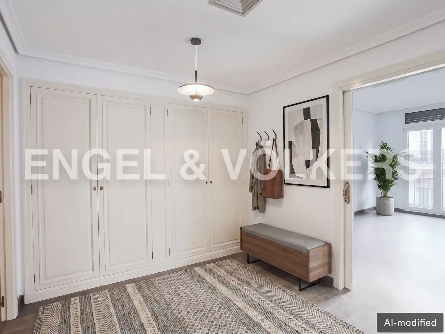 Wohnung zur Miete in Valencia mit Klimaanlage, Heizung und Balkon