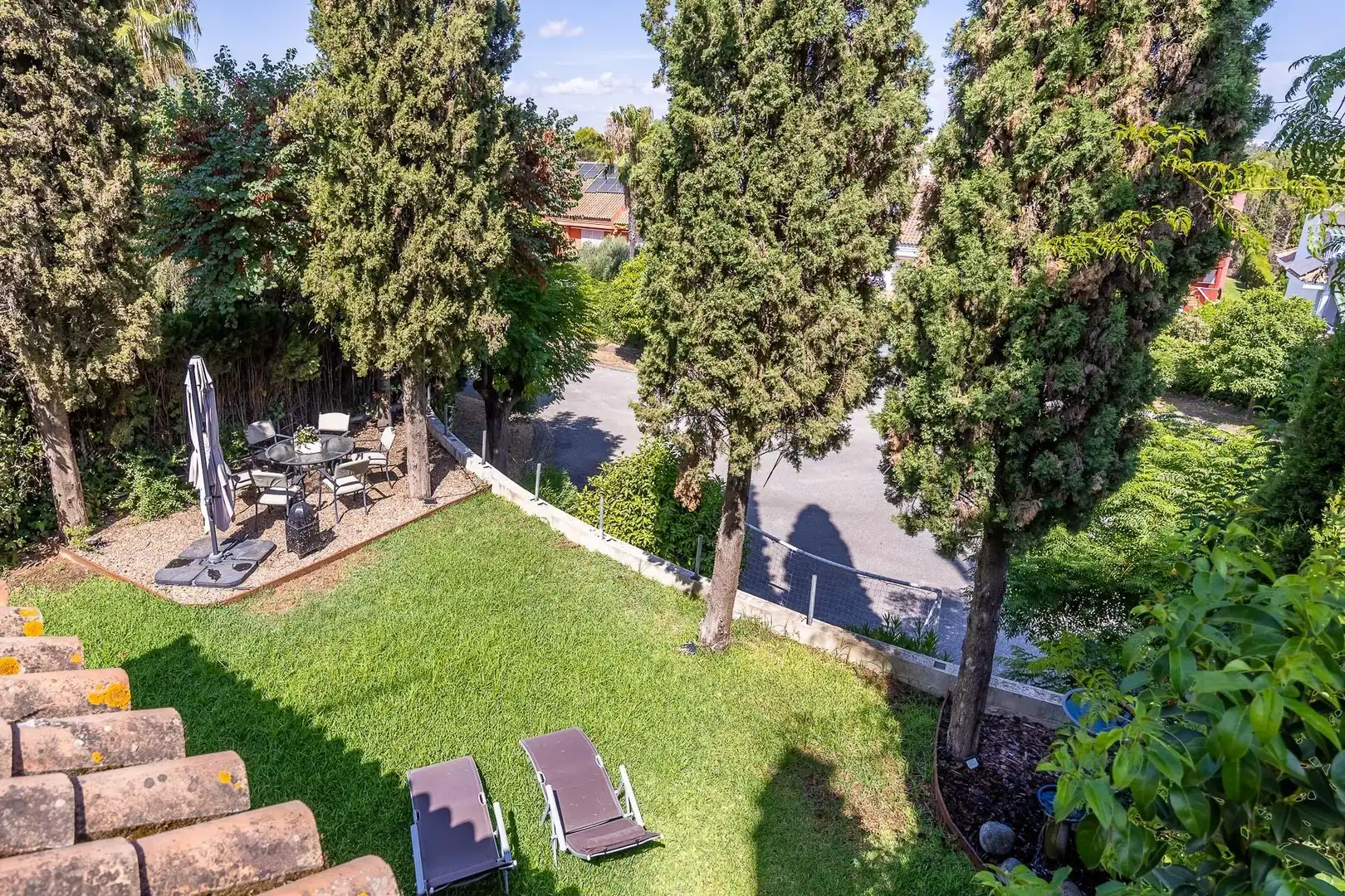 Jardí de Casa o xalet en venda en Mairena del Aljarafe amb Aire condicionat, Calefacció i Jardí privat