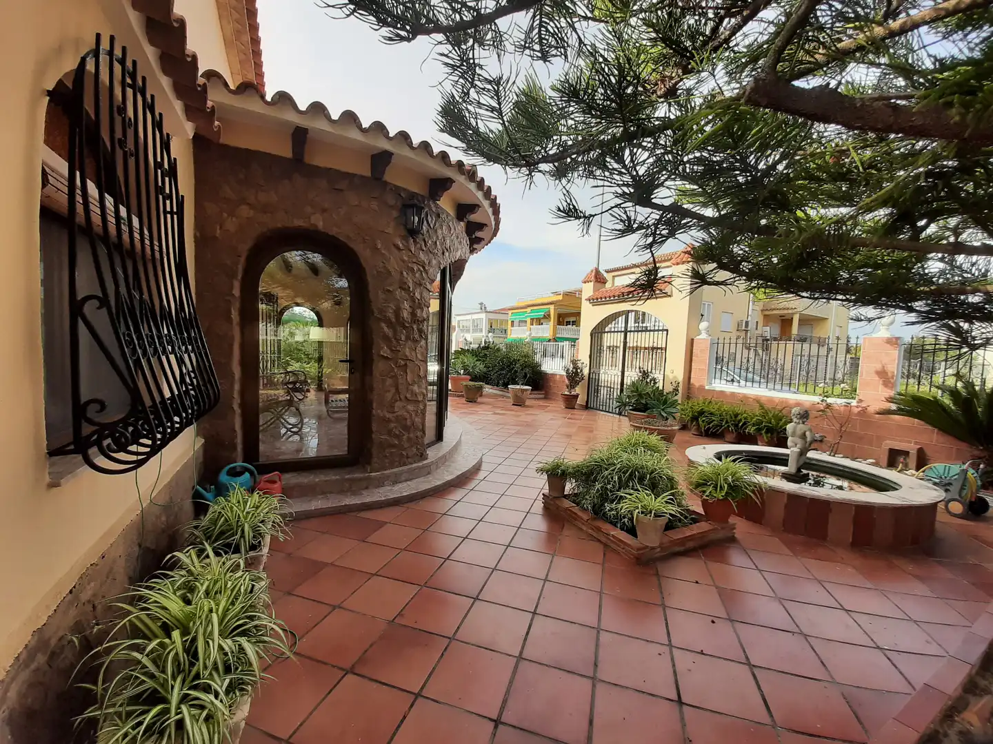 Terraza de Casa o chalet de alquiler en Oliva con Aire acondicionado, Jardín privado y Terraza