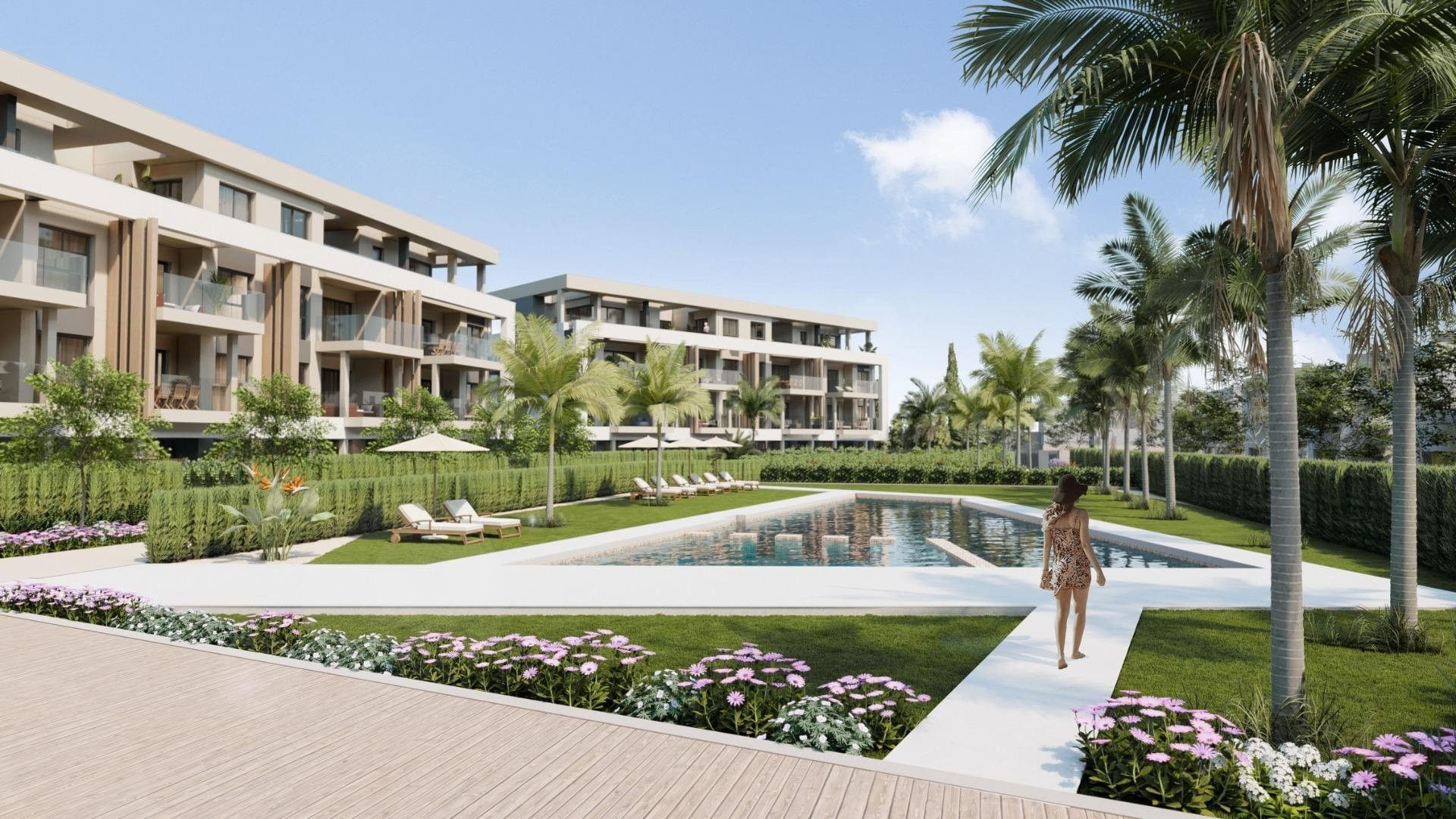 Garden of Attic for sale in Torre-Pacheco  with Air Conditioner, Terrace and Swimming Pool