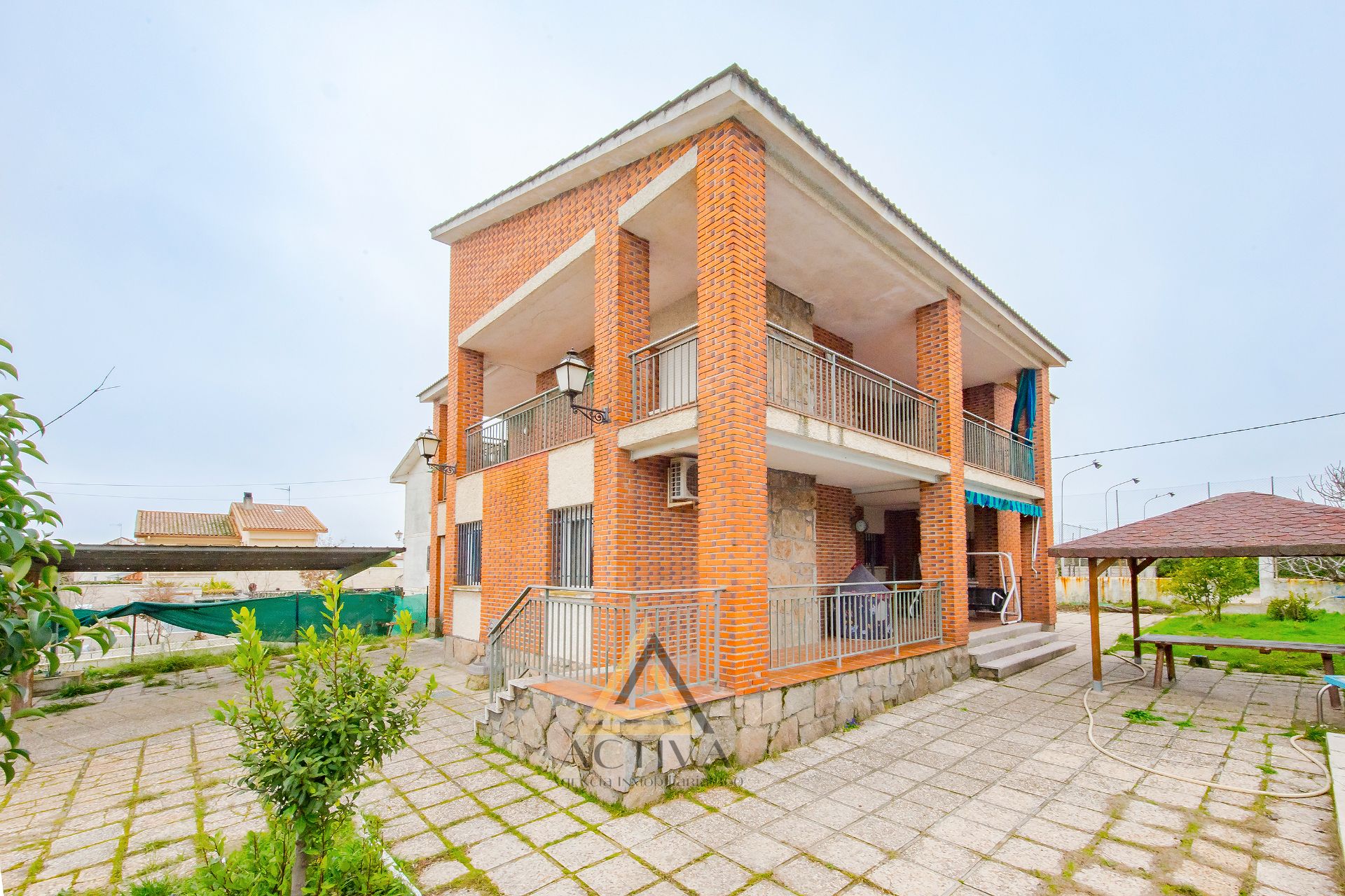 Exterior view of Houses for sale in Griñón  with Private garden, Terrace and Swimming Pool