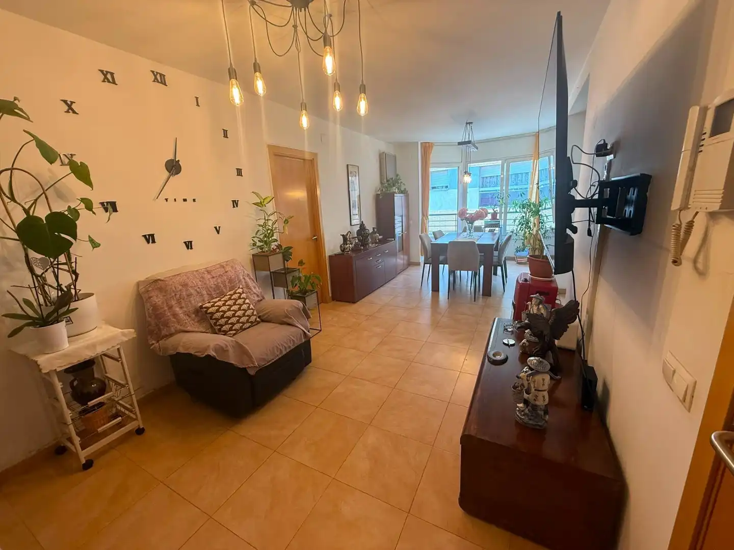 Sala d'estar de Pis en venda en Sant Celoni amb Calefacció