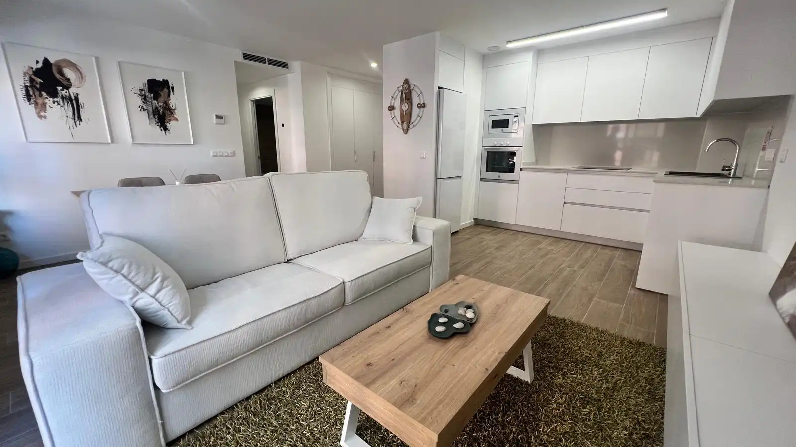 Sala de estar de Piso en venta en Castellón de la Plana / Castelló de la Plana con Aire acondicionado, Terraza y Trastero
