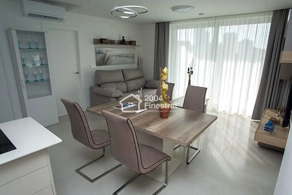 Esszimmer von Wohnung zum Verkauf in Finestrat mit Klimaanlage, Terrasse und Möbliert