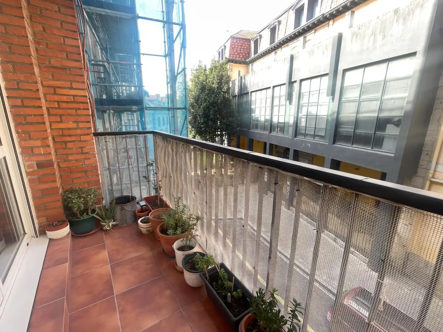 Balcony of Flat for sale in Bilbao   with Heating, Terrace and Furnished