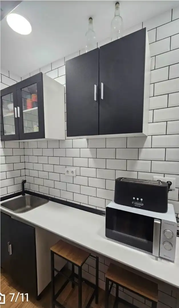 Kitchen of Flat for sale in Jerez de la Frontera  with Air Conditioner, Furnished and Washing machine