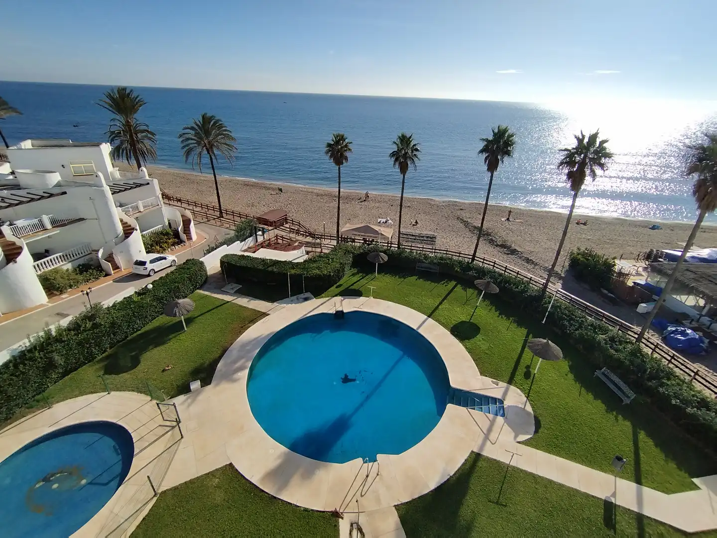 Vista exterior de Apartamento de alquiler en Mijas con Jardín privado, Terraza y Trastero