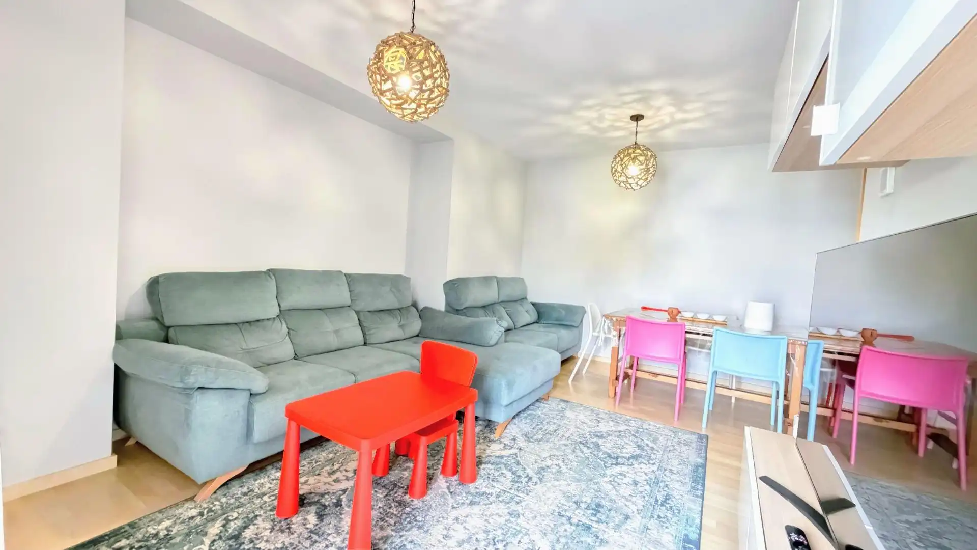Living room of Flat for rent in El Bajondillo