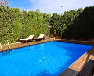 Swimming pool of Single-family semi-detached for sale in Eivissa  with Air Conditioner, Terrace and Swimming Pool