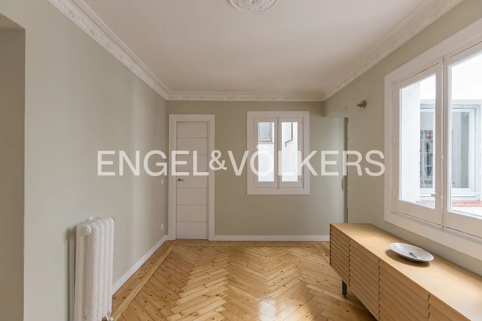 Esszimmer von Wohnung zur Miete in Madrid mit Klimaanlage, Heizung und Parkett