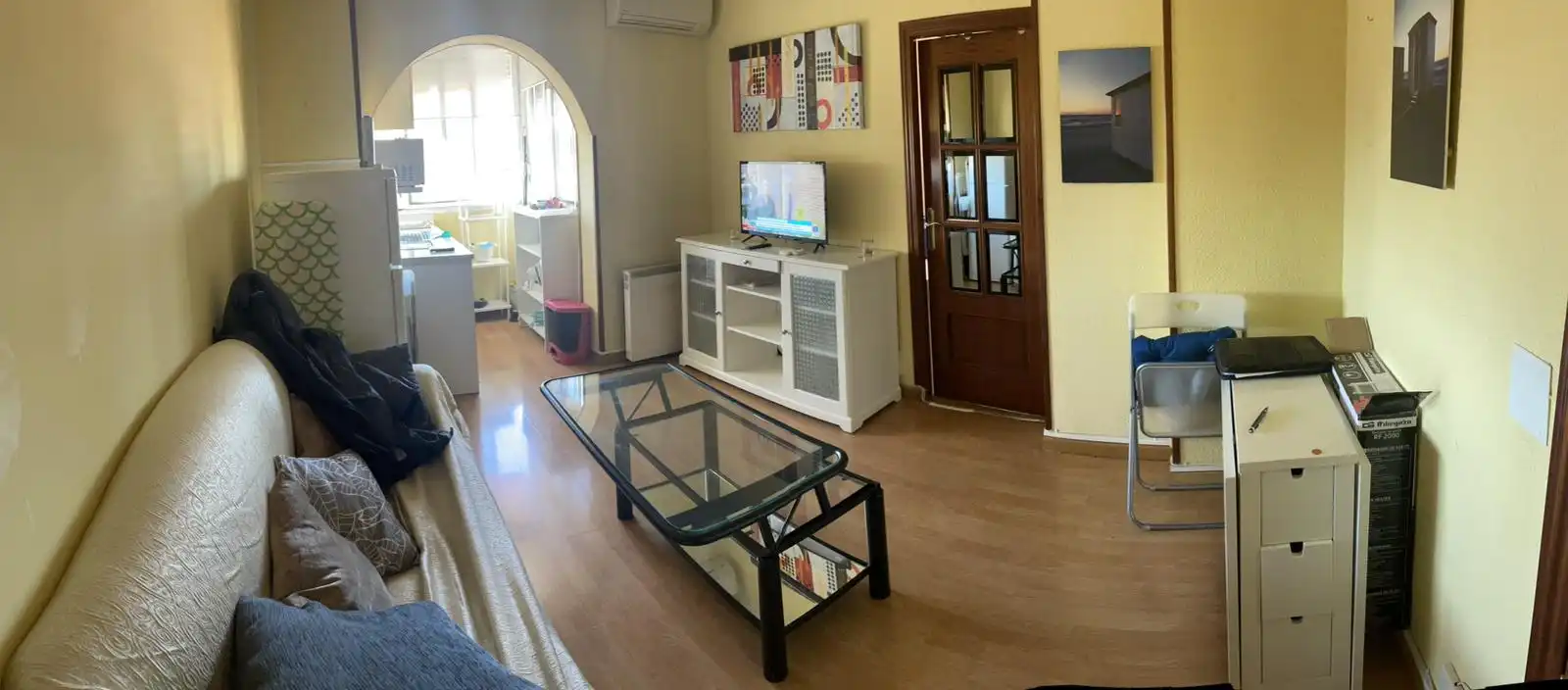 Sala d'estar de Pis en venda en Madrid amb Aire condicionat, Calefacció i Parquet