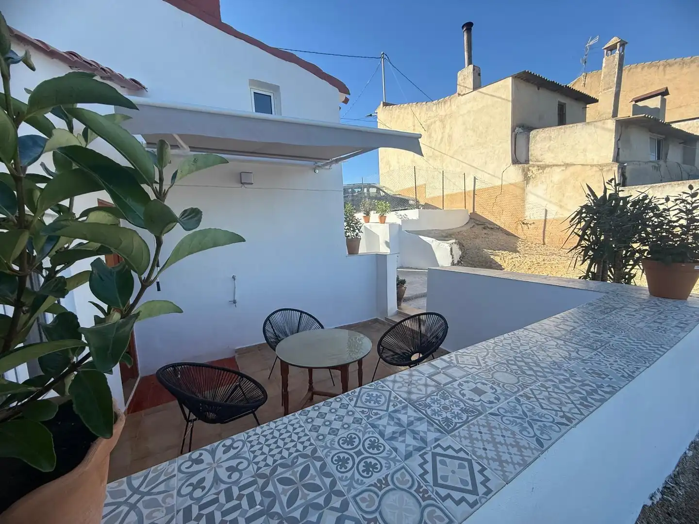 Terrassa de Casa o xalet en venda en Cehegín amb Aire condicionat, Jardí privat i Terrassa